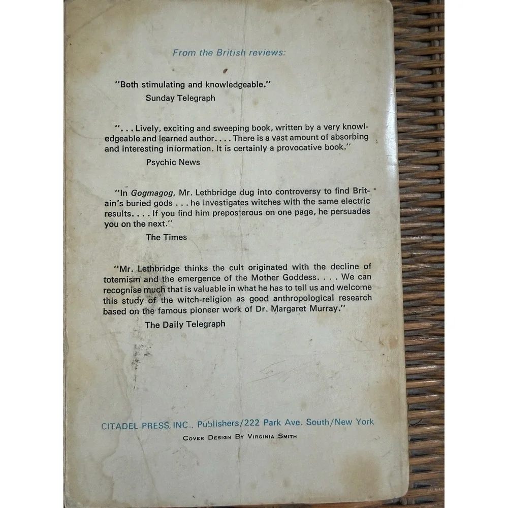 Witches The Investigation of an Ancient Religion T.C. Lethbridge Paperback 1968
